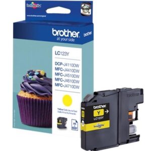 Brother LC123Y Gul Original
