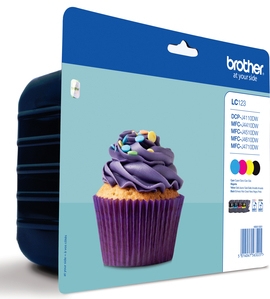 Brother LC123 Value Pack - BK/C/M/Y