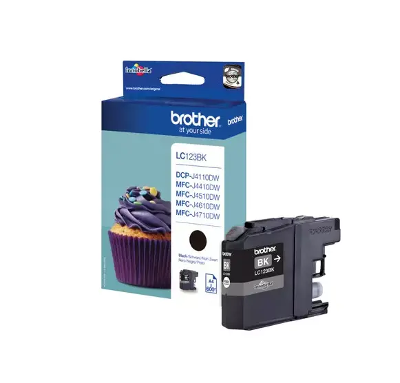 Brother LC123BK Svart Original