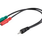 Goobay PC Computer Headset to 3.5mm (4 pol)
