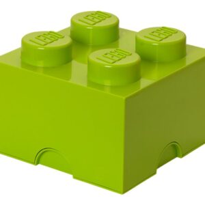 LEGO Storage Brick 4 - Förvaringsbox - limegrön