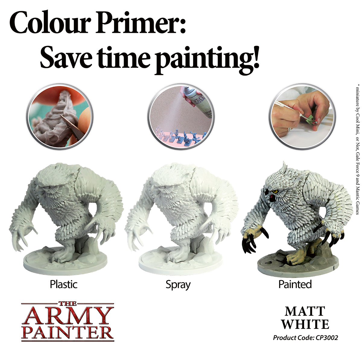 The Army Painter - Spray - Matt White Undercoat - Bild 3