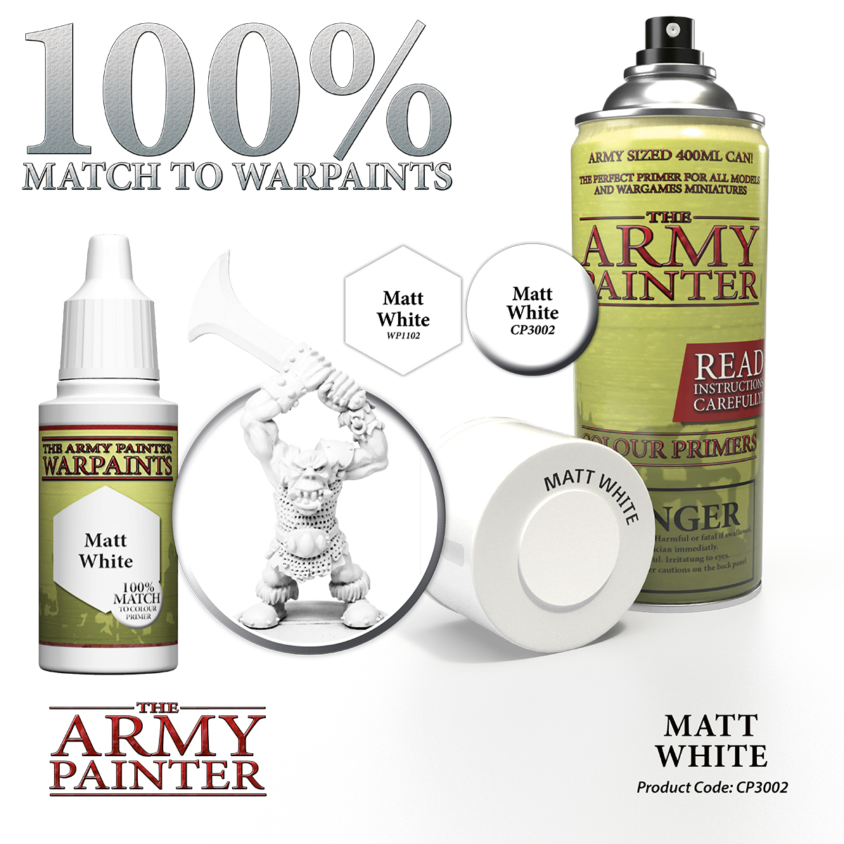 The Army Painter - Spray - Matt White Undercoat - Bild 2