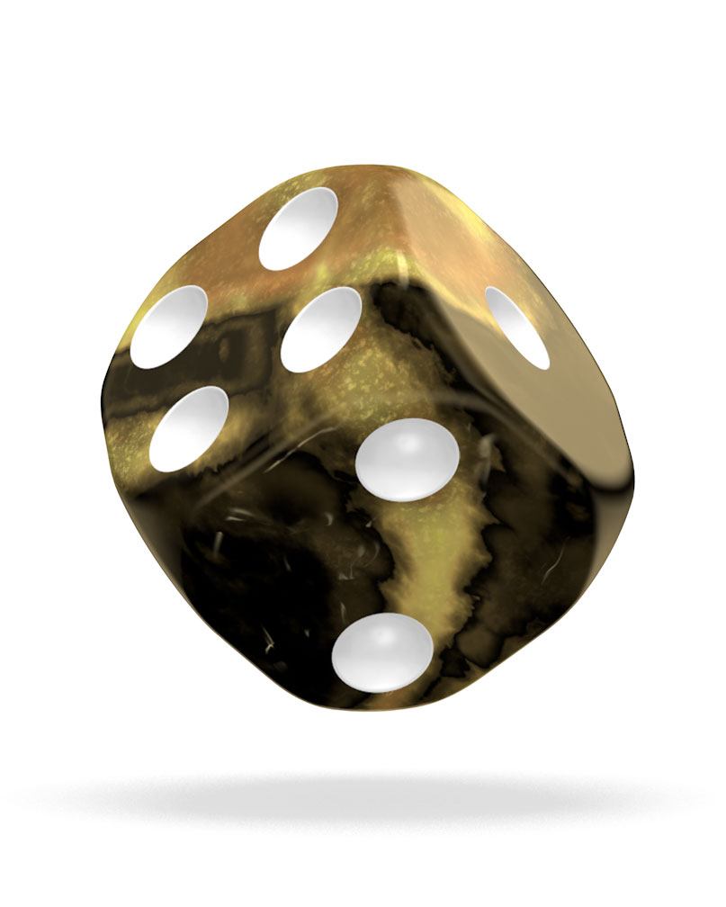 Oakie Doakie Dice D6 Dice 12 mm Gemidice - Hornet (36) - Bild 3