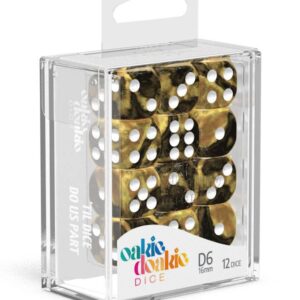 Oakie Doakie Dice D6 Dice 16 mm Gemidice - Hornet (12)