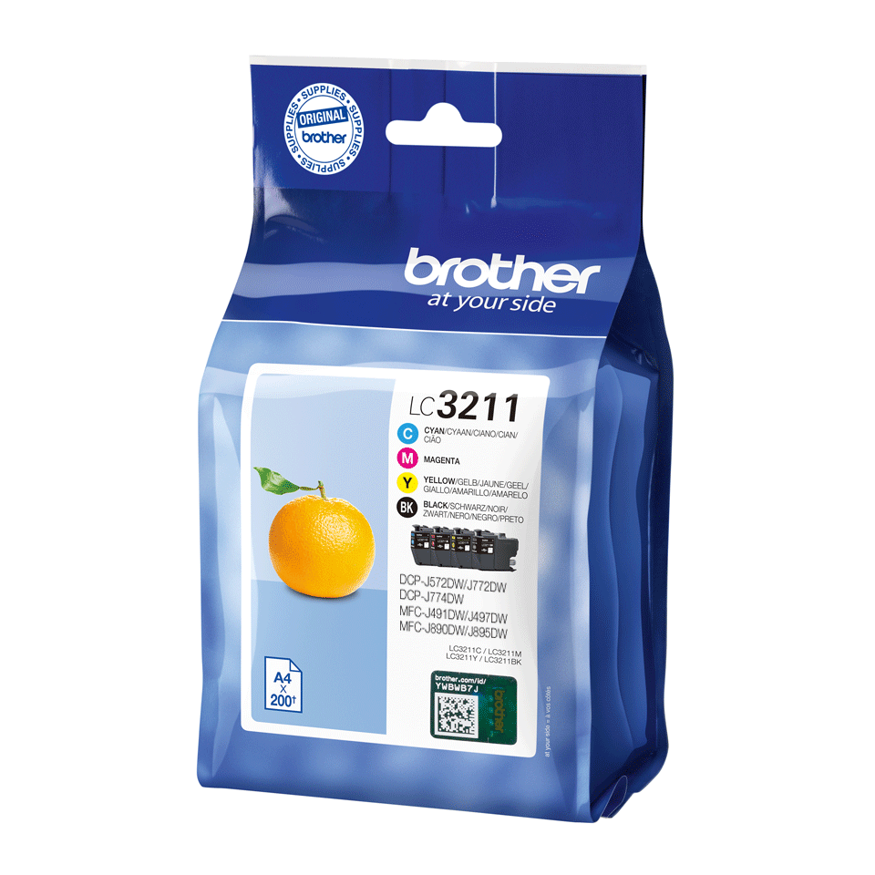 Brother LC3211 Value Pack BK/C/M/Y