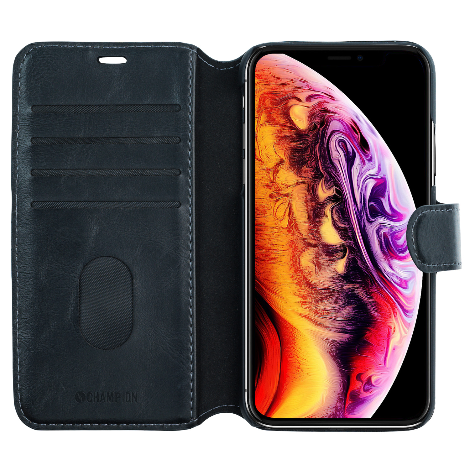 Champion Slim Wallet Case iPhone 11 Pro Max Svart - Bild 2