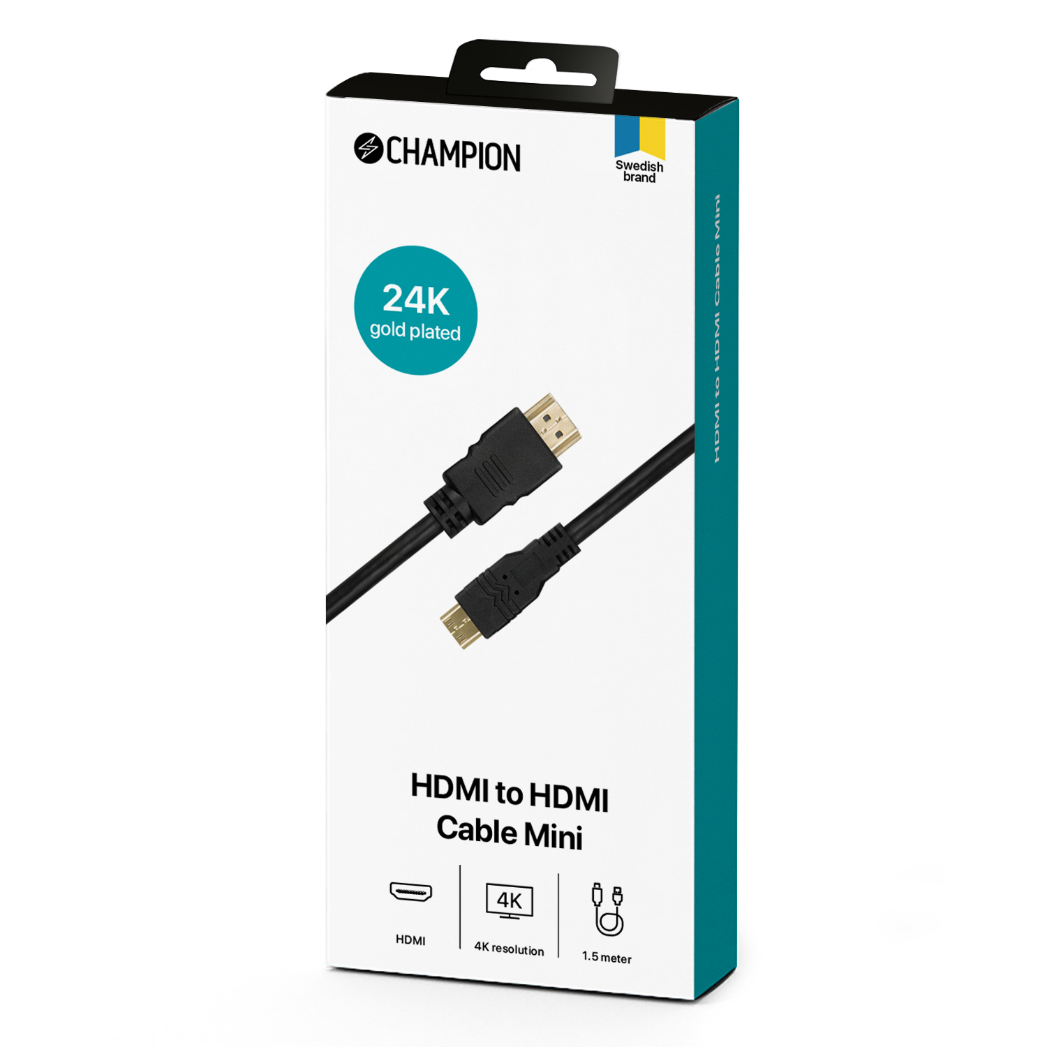 Champion HDMI-kabel Mini (A-C) 1.5m - Bild 2