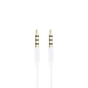 Champion 3,5mm Audiokabel 2m Vit