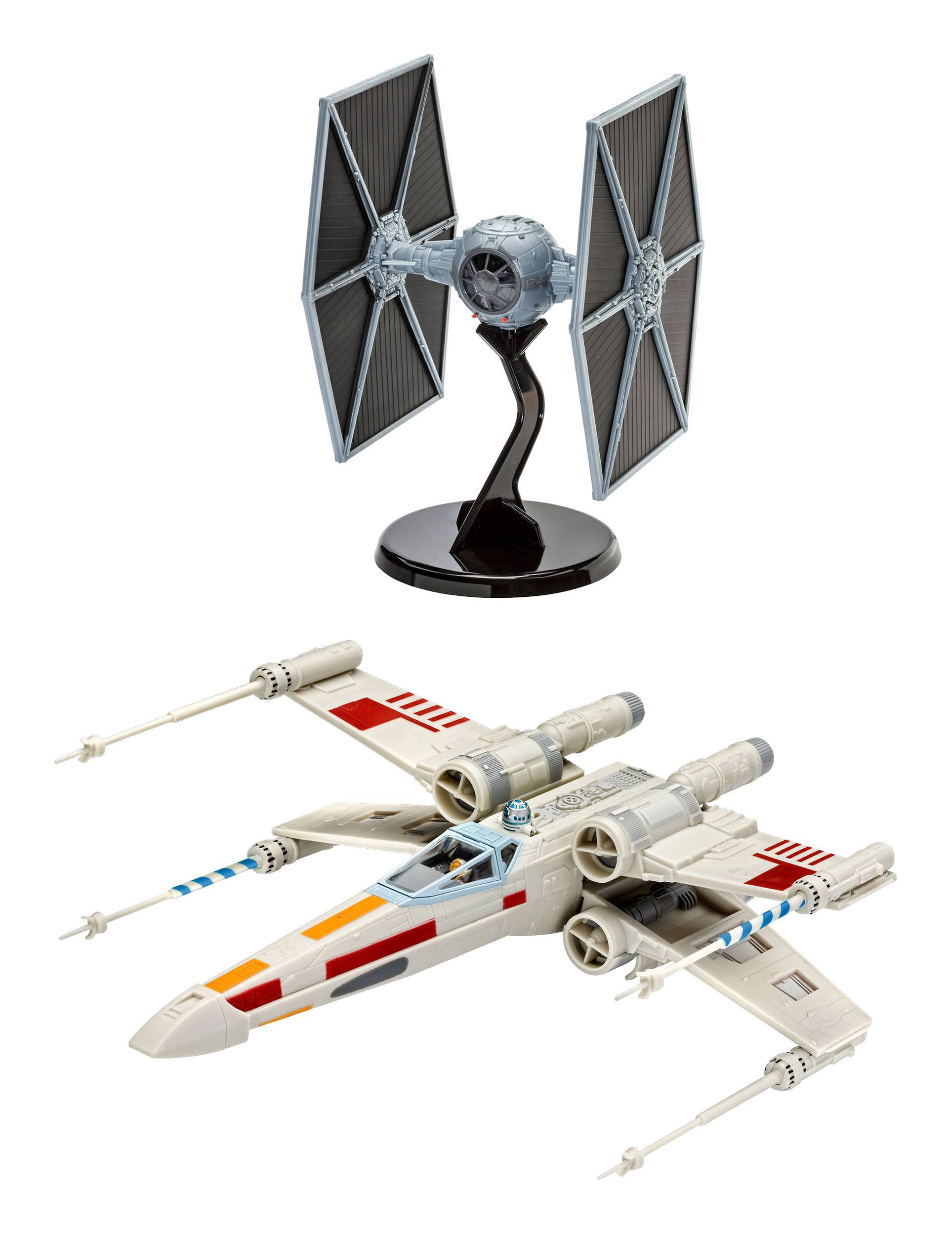 Star Wars Model Kit Gift Set 1/57 X-Wing Fighter & 1/65 TIE Fighter