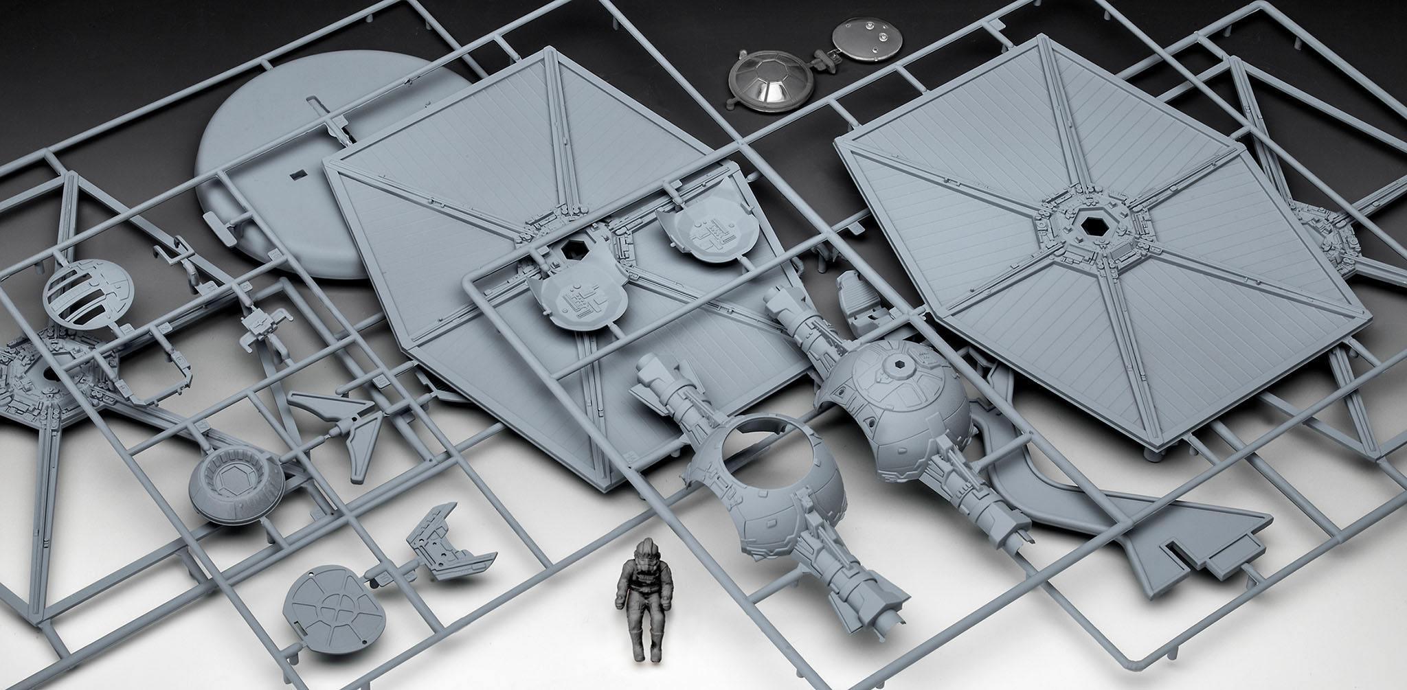Star Wars Model Kit Gift Set 1/57 X-Wing Fighter & 1/65 TIE Fighter - Bild 20