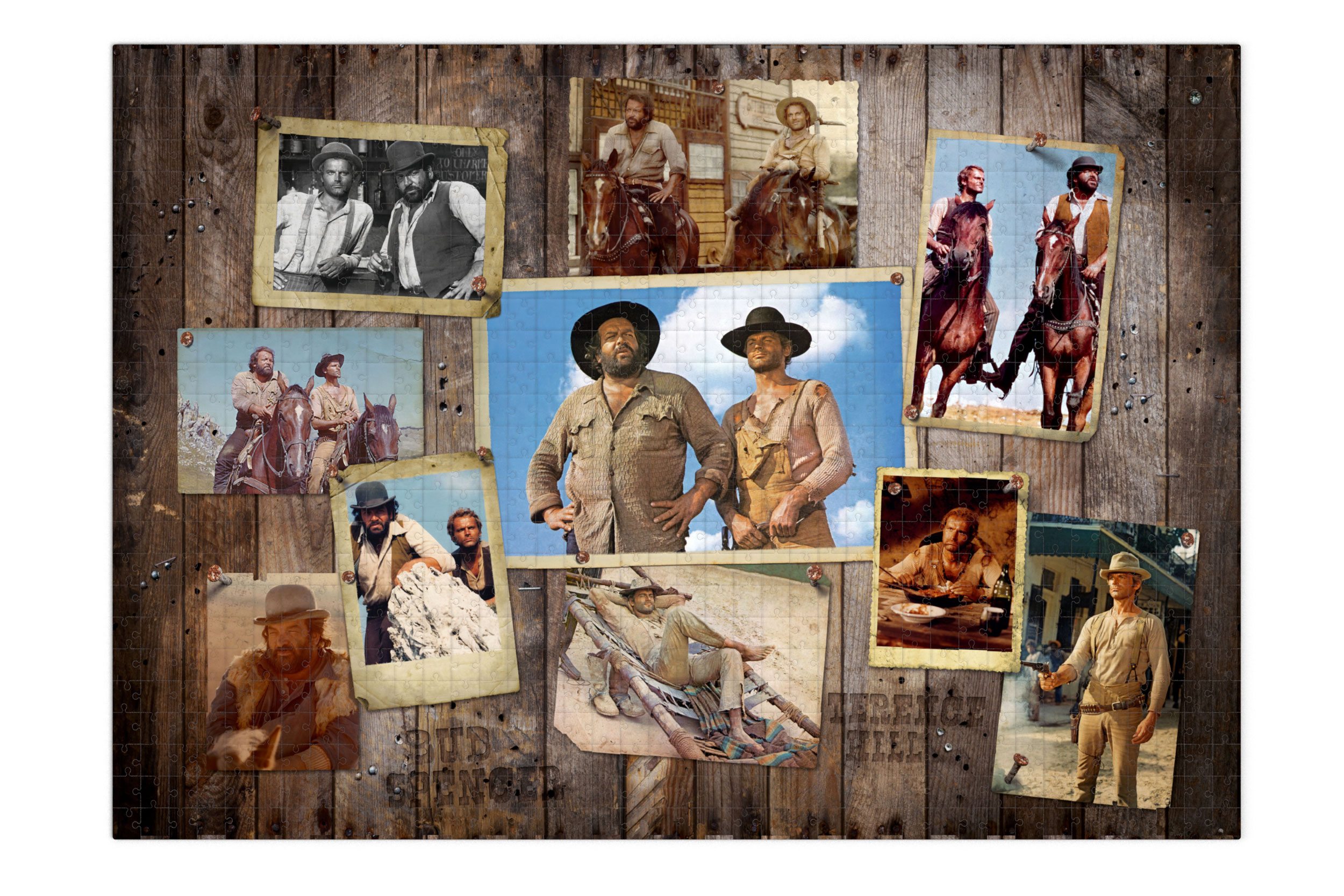 Bud Spencer & Terence Hill Jigsaw Puzzle Western Photo Wall (1000 pieces) - Bild 3