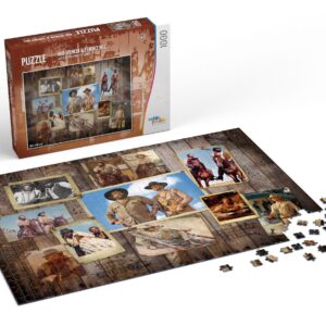 Bud Spencer & Terence Hill Jigsaw Puzzle Western Photo Wall (1000 pieces)