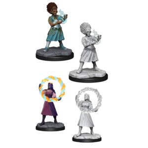 Magic The Gathering - Unpainted Magic Miniatures - Rootha & Zimone - Wave 15 Pack #4 Case