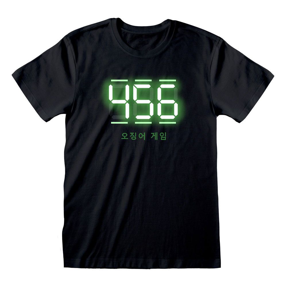 Squid Game T-Shirt 456 Digital Text - (Large)