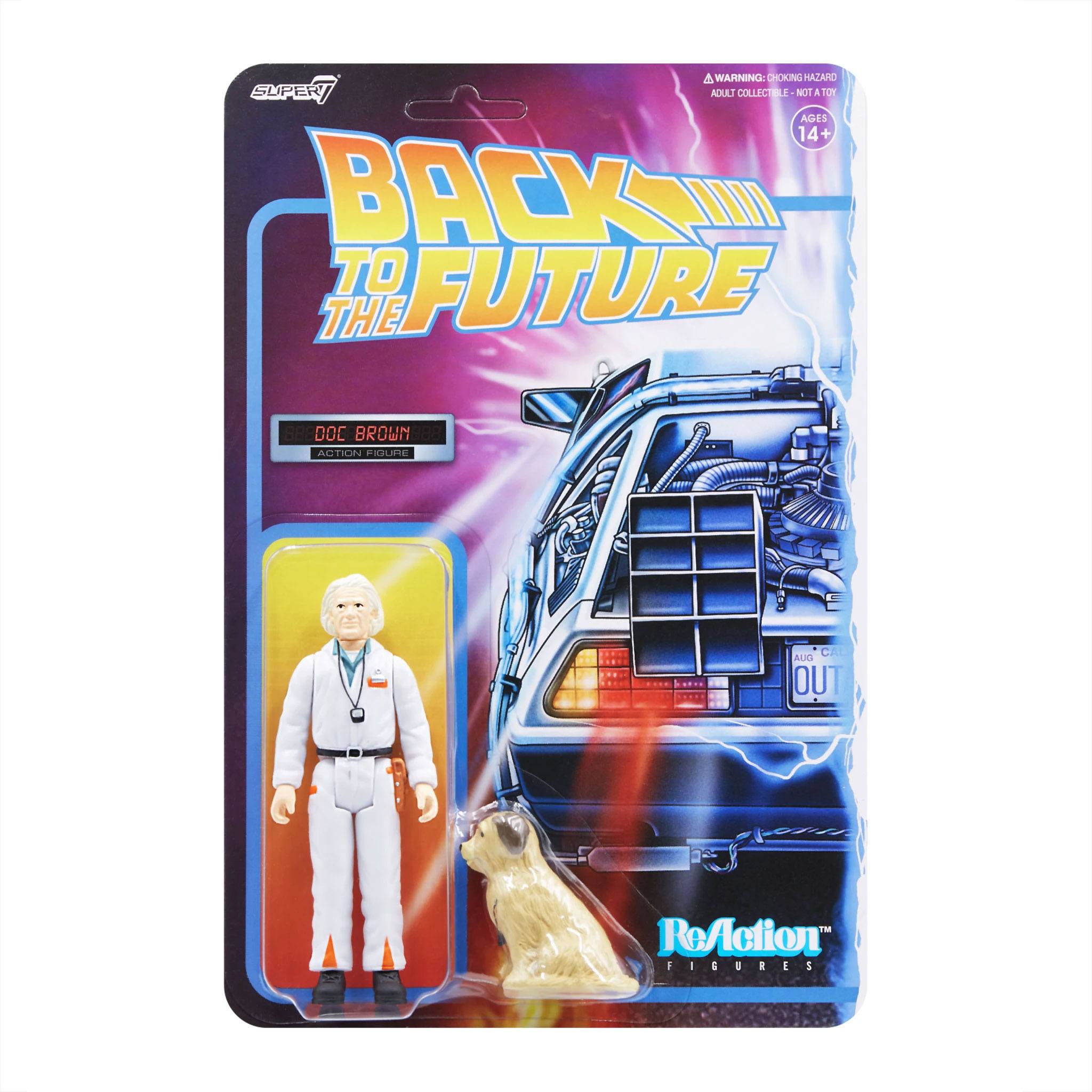 Back To The Future ReAction Action Figure Doc Brown 10 cm - Bild 2