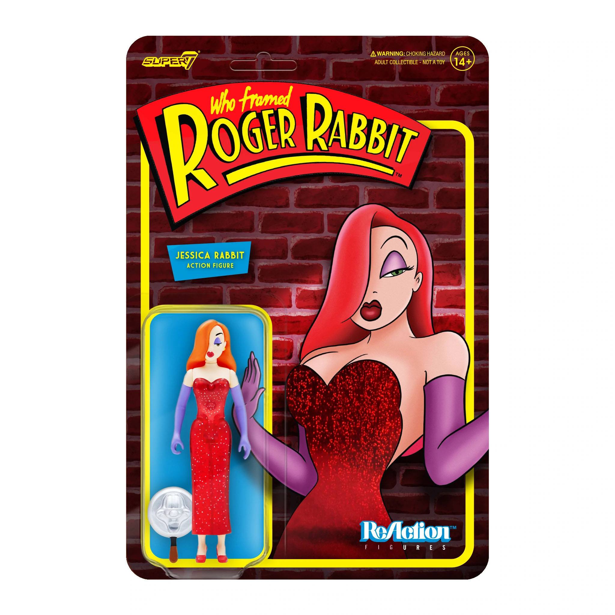 Who Framed Roger Rabbit ReAction Action Figure Jessica Rabbit 10 cm - Bild 2