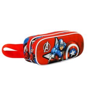 Marvel Dubbel Pennfodral Captain America Gravity