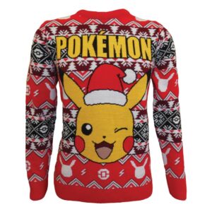 Pokémon Sweatshirt Christmas Jumper Pikachu - Small