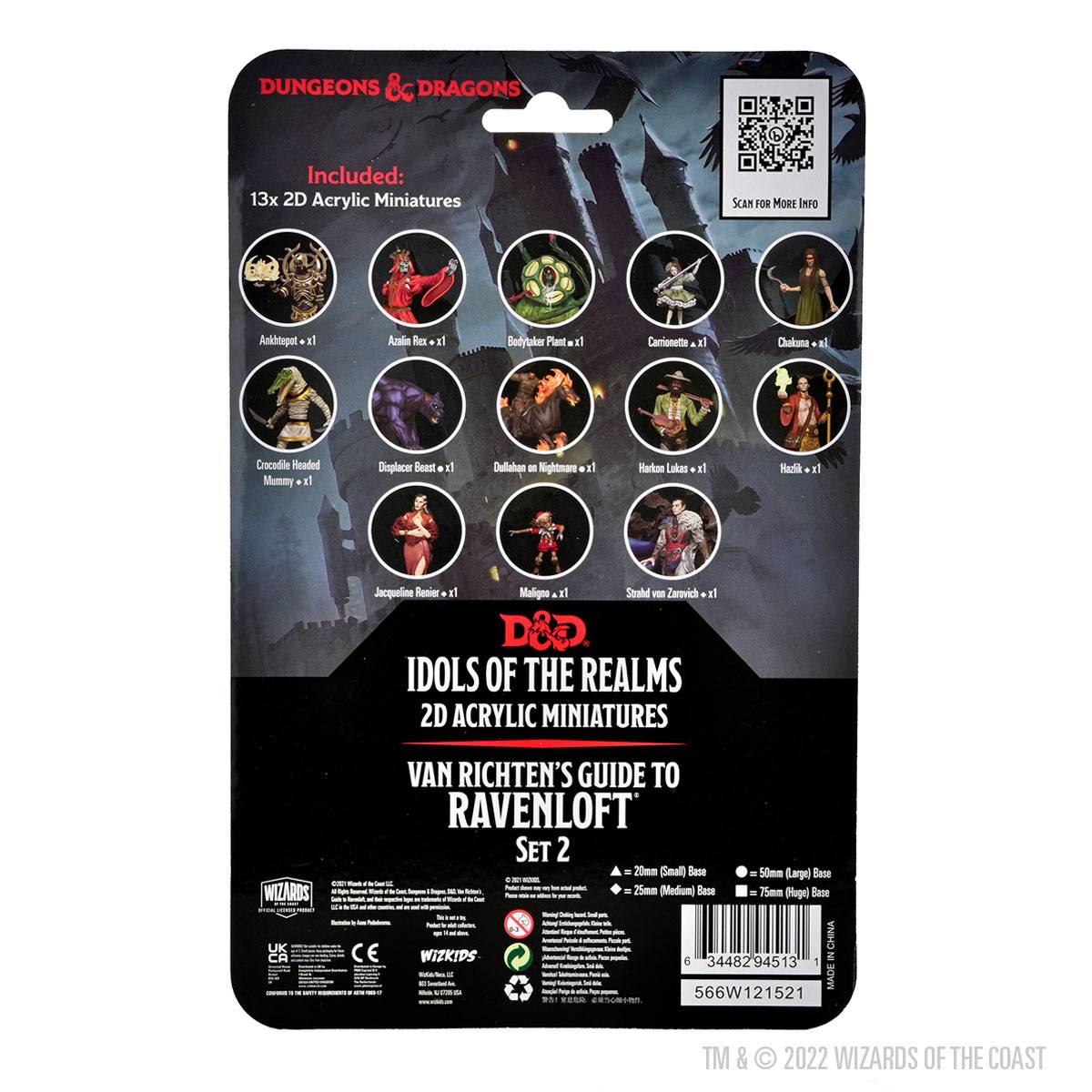 D&D Idols of the Realms 2D Miniatures: Van Richten's Guide to Ravenloft: 2D Set 2 - Bild 3