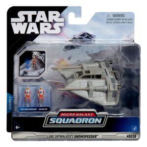 Star Wars Micro Galaxy Squadron Vehicle with Figure Luke Skywalker`s Snowspeeder 12 cm
