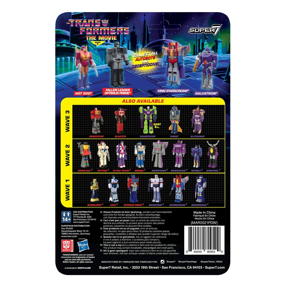 Transformers ReAction Action Figure Wave 4 Galvatron 10 cm - Bild 3