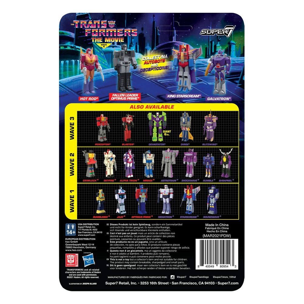 Transformers ReAction Action Figure Wave 4 King Starscream 10 cm - Bild 3