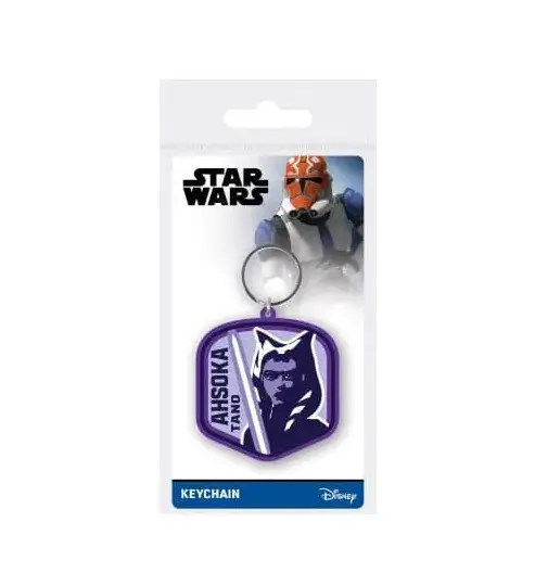 Star Wars Rubber Keychain Ahsoka 6 cm