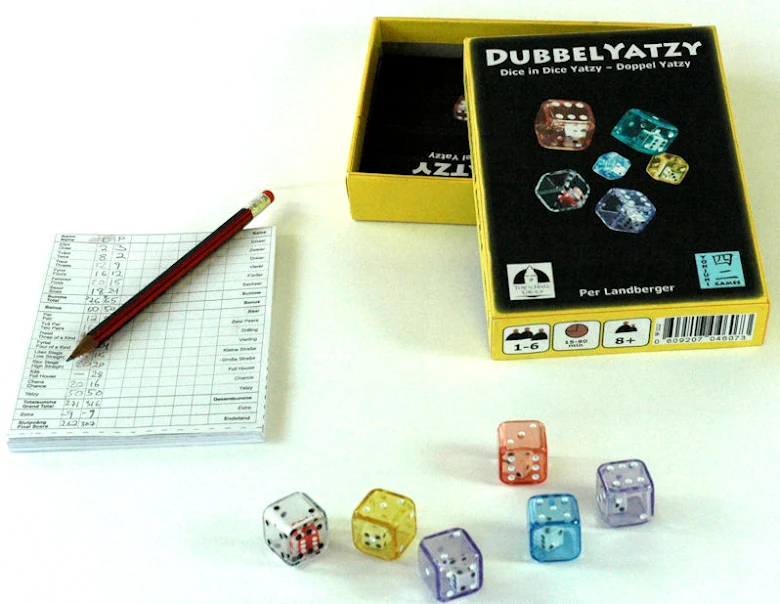 DubbelYatzy - Dice in Dice Yatzy (SV/EN/DE)