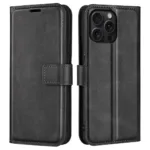 iPhone 16 Pro Cover with card slots - Black