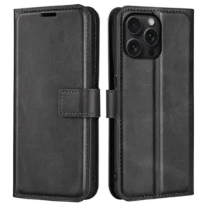 iPhone 16 Pro Cover with card slots - Black