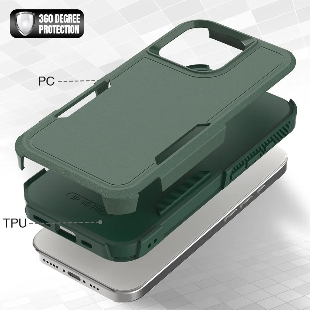 iPhone 16 Pro 2-in-1 case - Dark Green - Bild 2