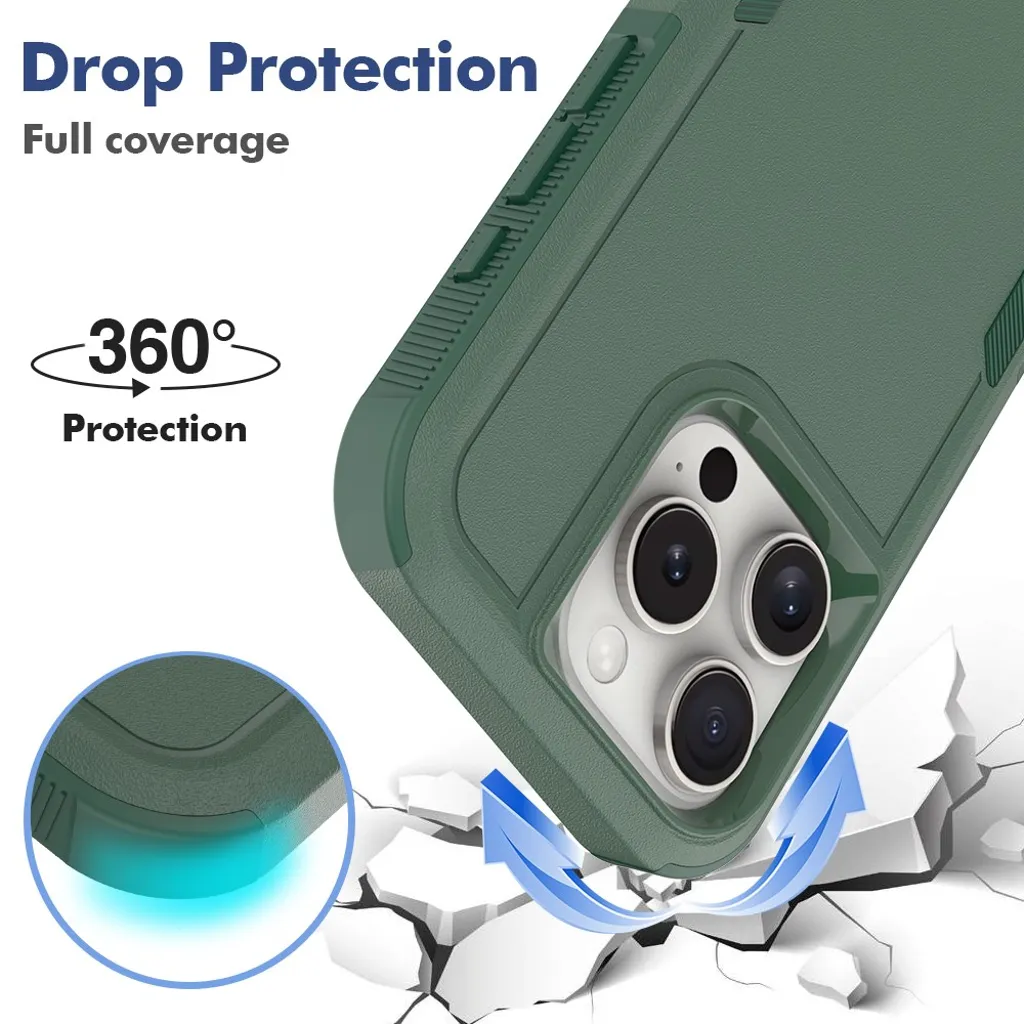 iPhone 16 Pro 2-in-1 case - Dark Green - Bild 3