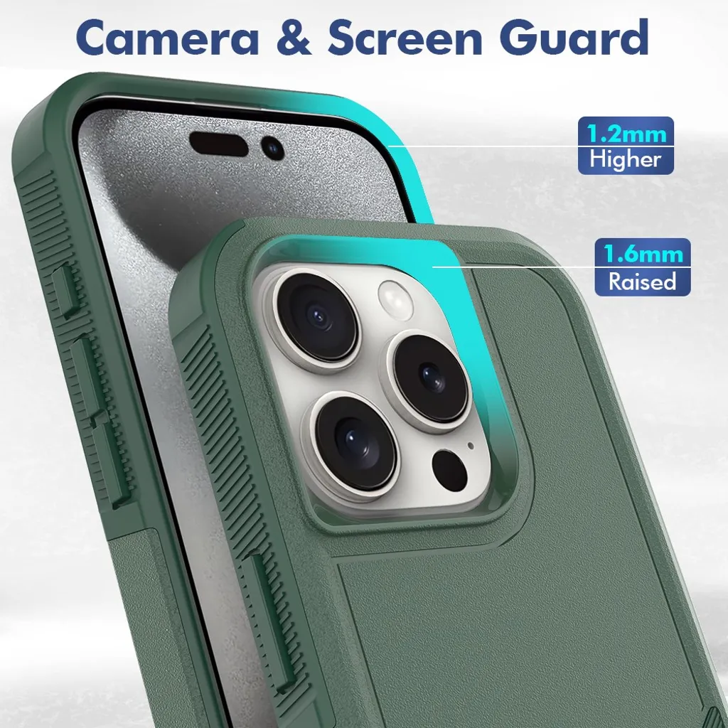 iPhone 16 Pro 2-in-1 case - Dark Green - Bild 4