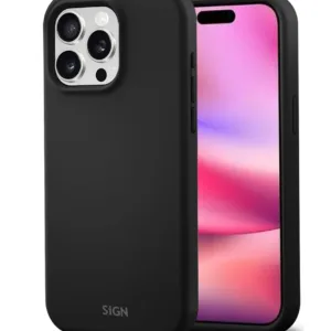 SiGN Liquid Silicone Case for iPhone 16 Pro - Black