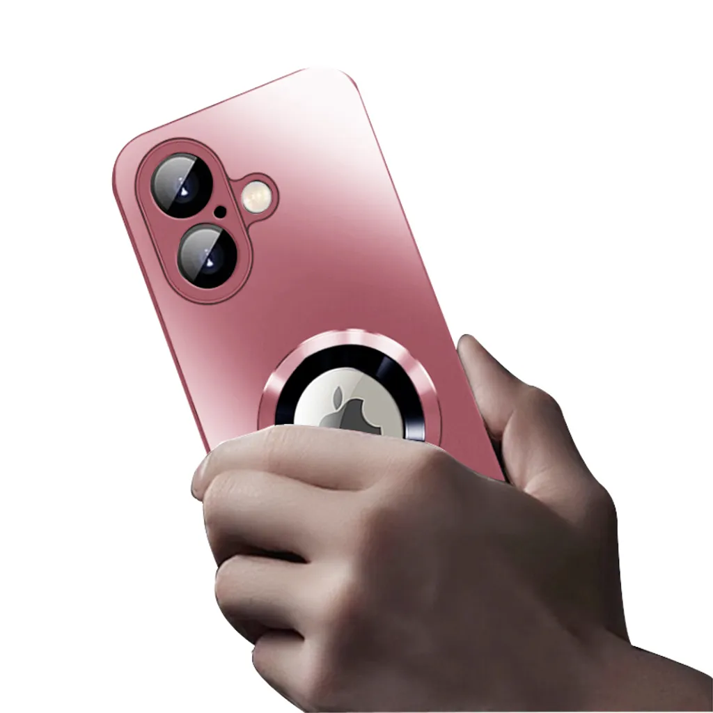 SiGN Magnetic Case iPhone 16 with lens protection and logo view - Pink - Bild 2