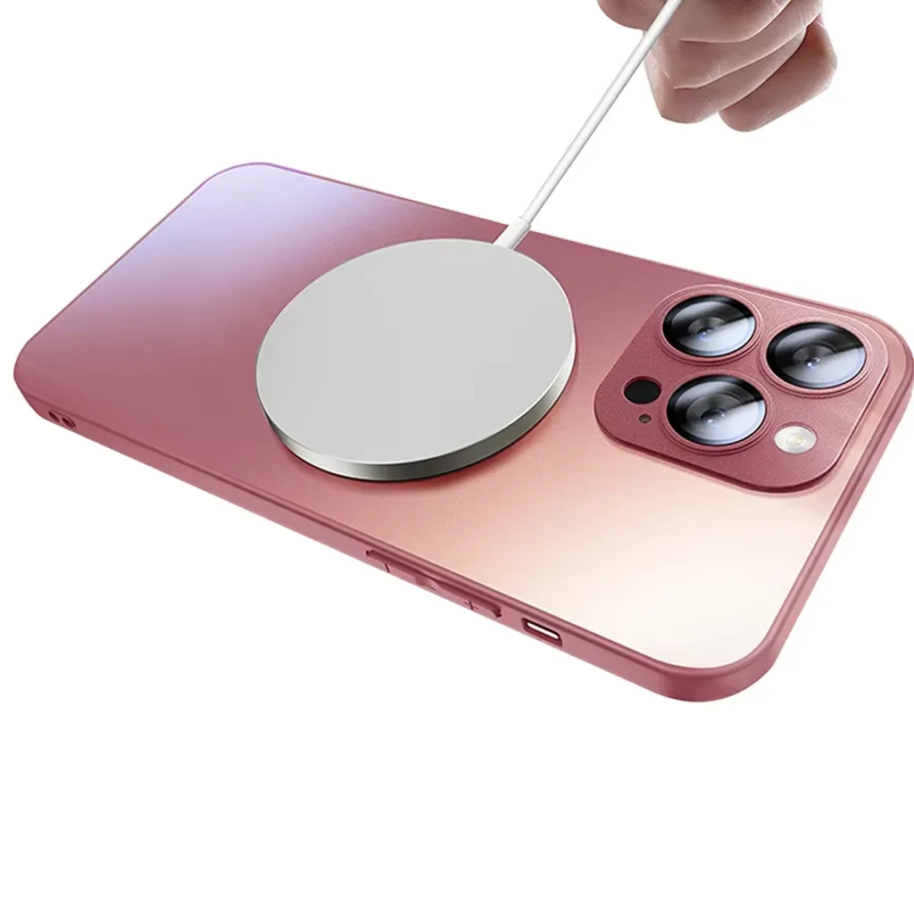 SiGN Magnetic Case iPhone 16 Pro with lens protection and logo view - Pink - Bild 4