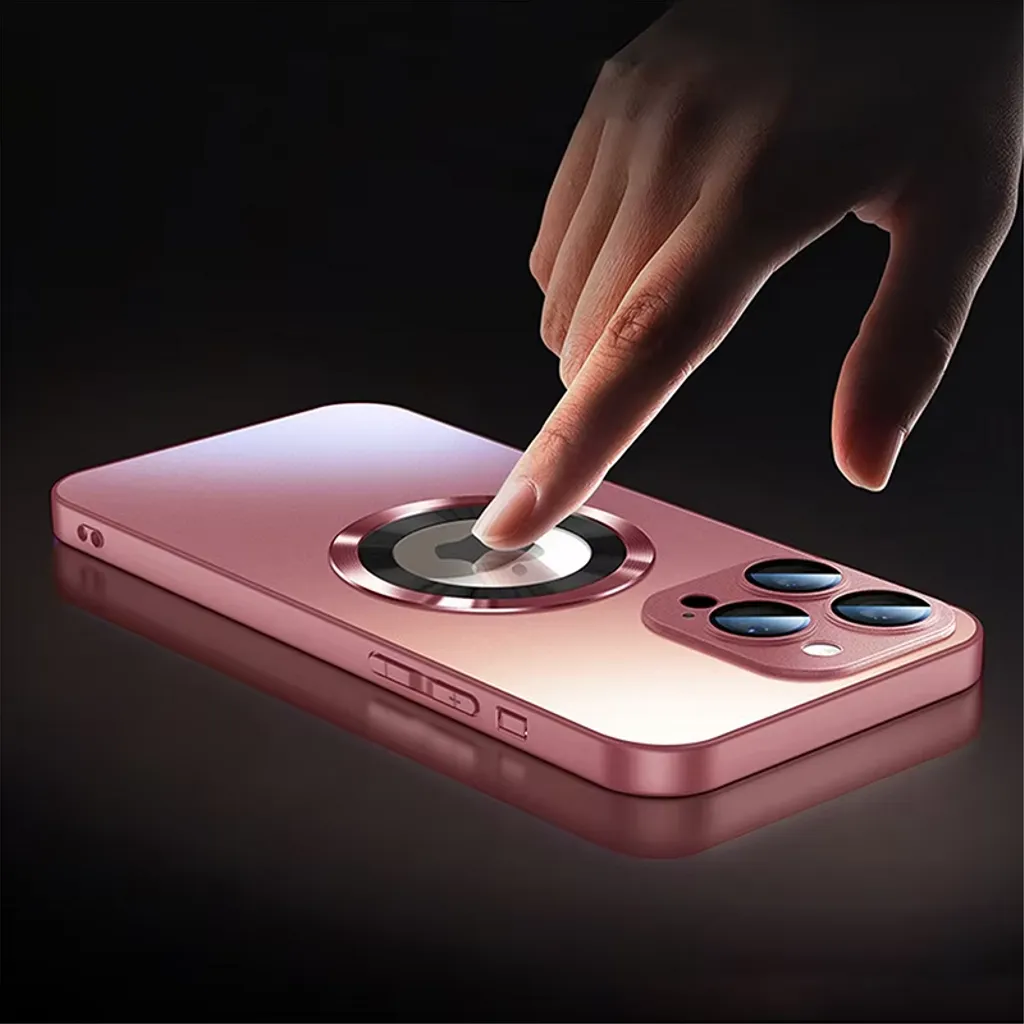 SiGN Magnetic Case iPhone 16 Pro with lens protection and logo view - Pink - Bild 5
