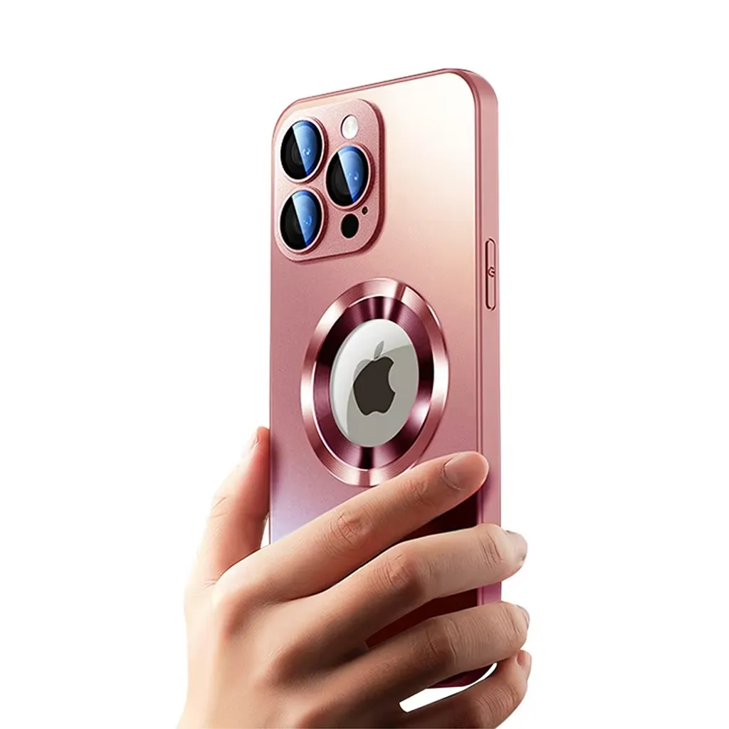 SiGN Magnetic Case iPhone 16 Pro with lens protection and logo view - Pink - Bild 2