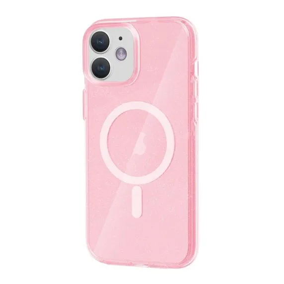 iPhone 11 Mobilskal Glitter Magsafe - Rosa - Bild 3