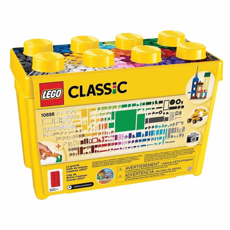 LEGO Classic - 10698 - Fantasiklosslåda Stor - Bild 2