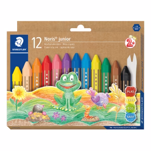 Staedtler - Vaxkritor - 12 färger
