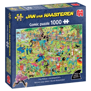 Jan Van Haasteren - Dog Parkour - Comic Puzzle - 1000 bitar