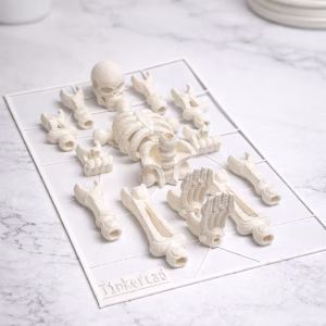 3D-Print - Kit Card - Skeleton - White