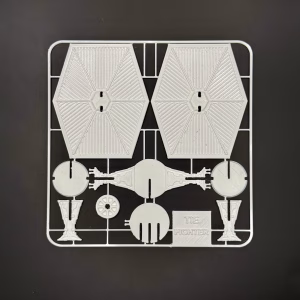 3D-Print - Kit Card - Star Wars - Tie Fighter - White