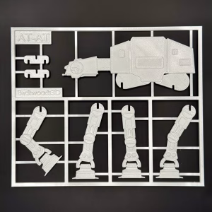 3D-Print - Kit Card - Star Wars - AT-AT - White