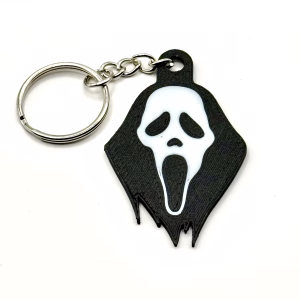 3D-Print - Film - Ghost Face - Nyckelring