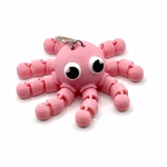 3D-Print - Flexi - Cute Octopussy - Nyckelring