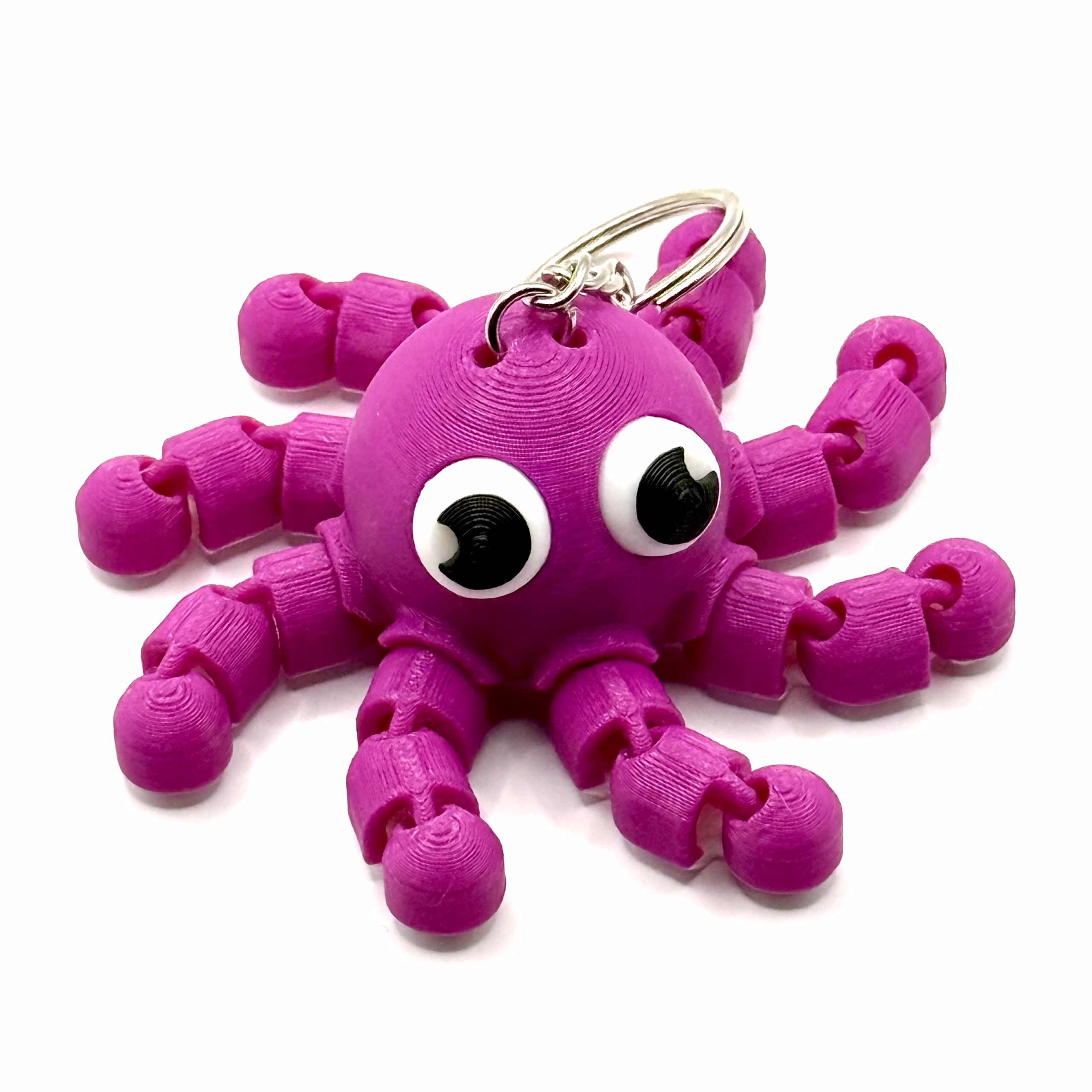 3D-Print - Flexi - Cute Octopussy - Nyckelring - Bild 7