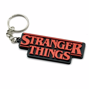 3D-Print - Stranger Things - Logo - Nyckelring
